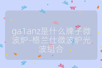 ga1anz是什么牌子微波爐-格蘭仕微波爐光波組合
