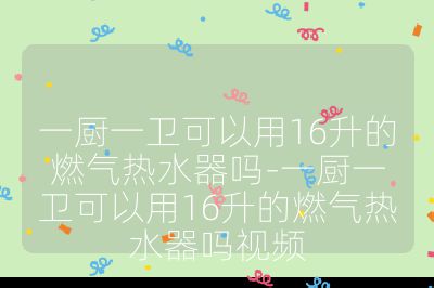 一廚一衛可以用16升的燃氣熱水器嗎-一廚一衛可以用16升的燃氣熱水器嗎視頻
