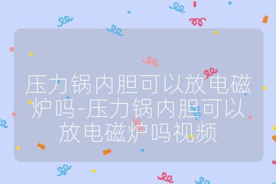 壓力鍋內膽可以放電磁爐嗎-壓力鍋內膽可以放電磁爐嗎視頻
