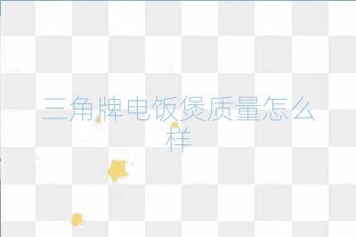 三角牌電飯煲質量怎么樣