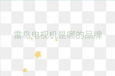 雷鳥電視機(jī)是哪的品牌