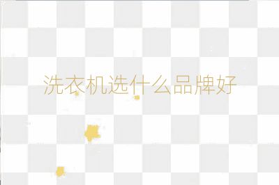 洗衣機(jī)選什么品牌好