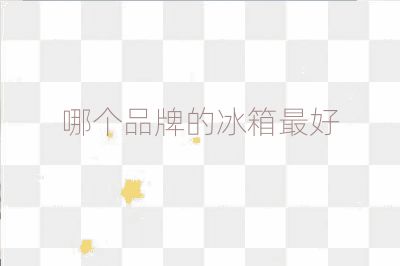 哪個品牌的冰箱最好