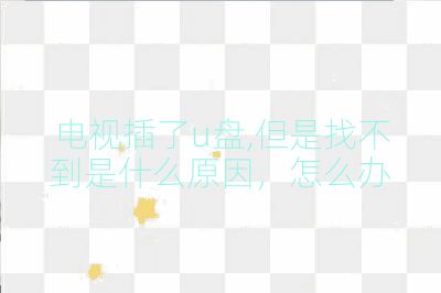 電視插了u盤,但是找不到是什么原因，怎么辦