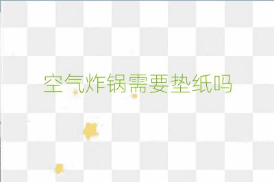 空氣炸鍋需要墊紙嗎