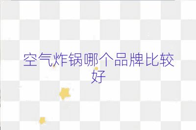 空氣炸鍋哪個品牌比較好