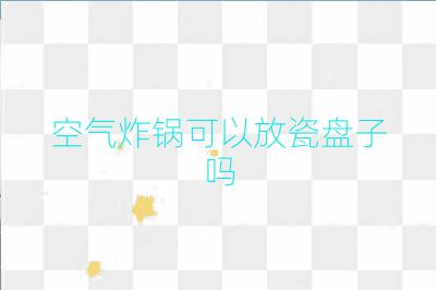 空氣炸鍋可以放瓷盤子嗎