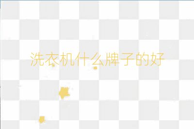 洗衣機什么牌子的好